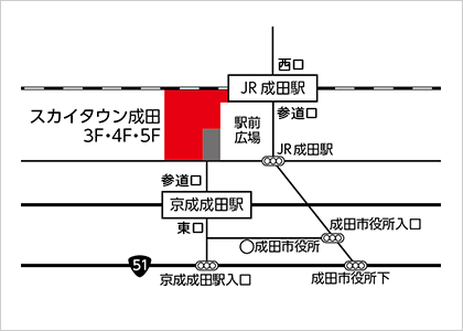 交通アクセス地図